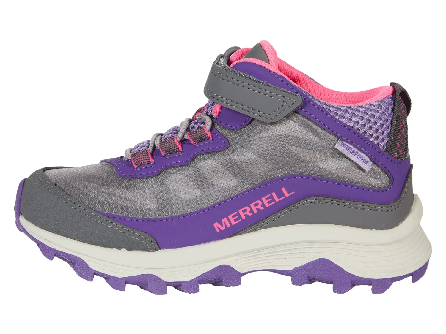 Merrell Kids Moab Speed Mid A/C Waterproof (Little Kid/Big Kid) - Image 4