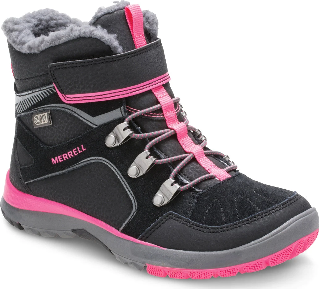 Merrell Big Girl's Moab Fst Polar Mid Waterproof Girls|-|Chaussures Moab Fst Polar Mid Imperméables Grande Filles